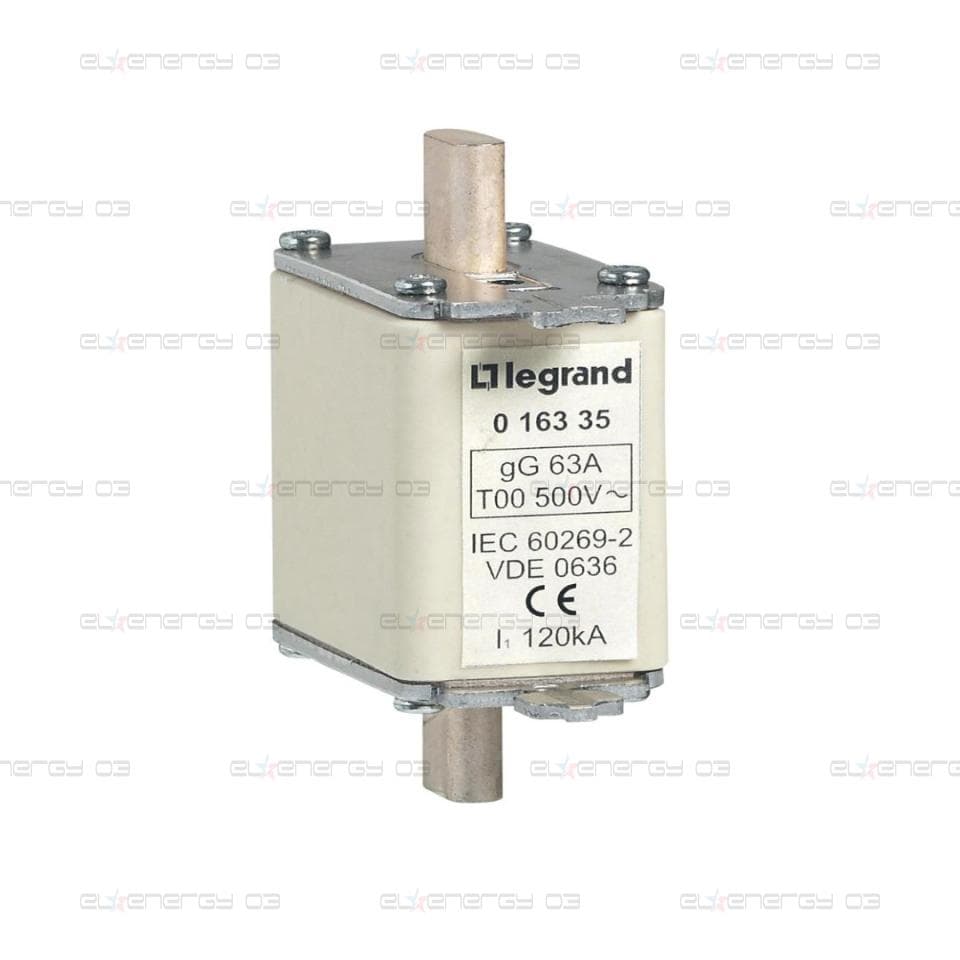 Стопяем ножов предпазител тип gG 125А размер 00 Legrand
