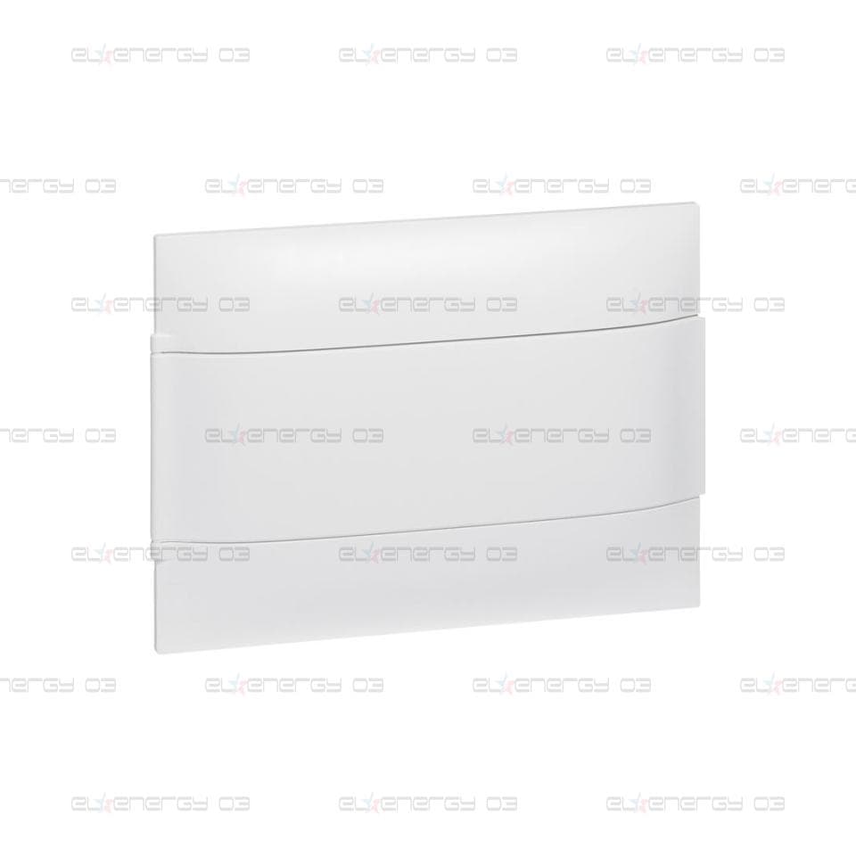 Табло за СКРИТ монтаж 22 мод. Practibox S с бяла плътна врата и Н и РЕ клеми Legrand