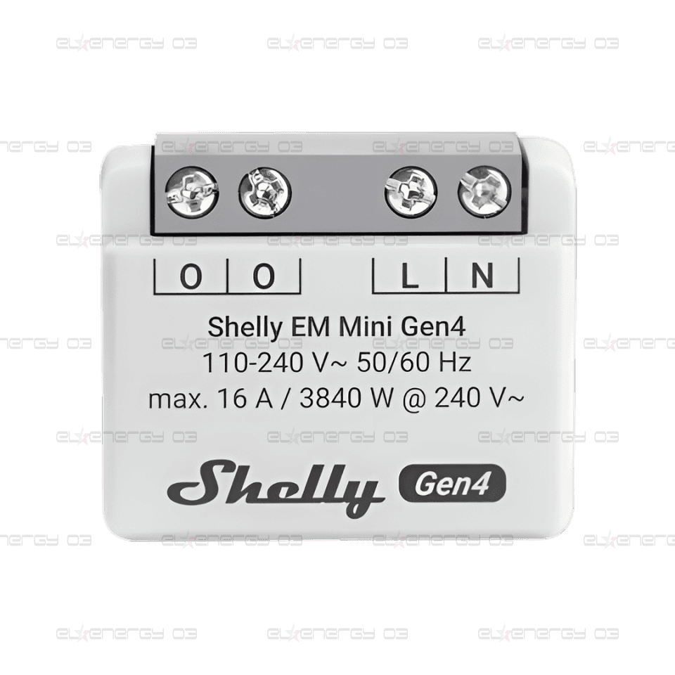Микромодул Smart монофазен мерител 1х 16A Shelly EM Mini Gen4 – 070823
