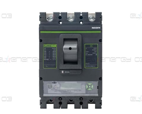 Прекъсвач с лят корпус Ex9M5P SU20S 800 3P EU с електронна защита (LCD)