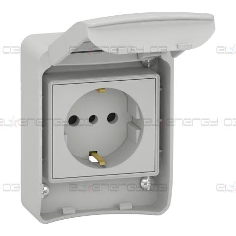 Индустриален контакт, Mureva PK, 2P+E, 10/16 A, 250 V, IP65