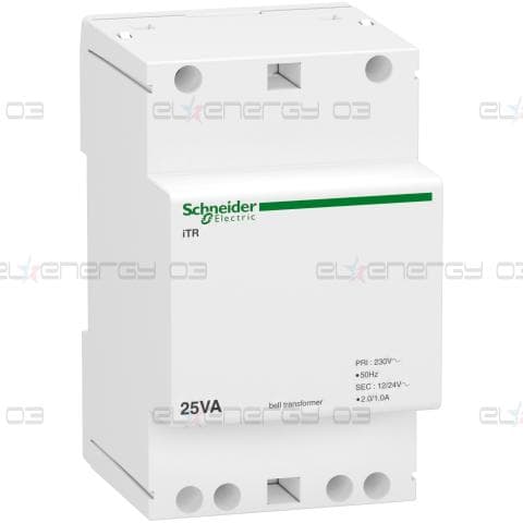 Acti 9 модулен звънков трансформатор iTR - 230 V 50..60 Hz - изход 12..24 V - 25 VA