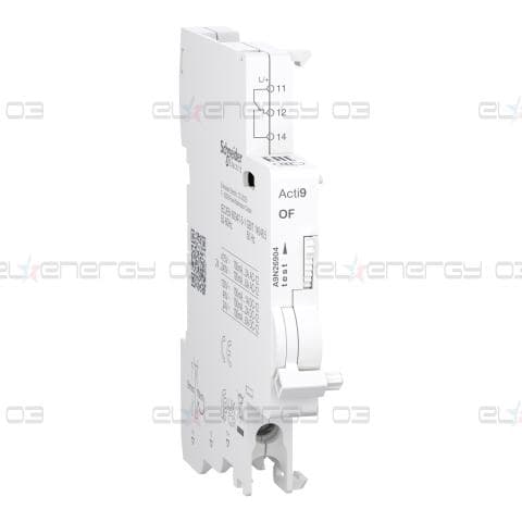 Спомагателен контакт, Acti9 A9N, OF, 1 C/O, 100mA - 6A, 24VAC - 415VAC, 24VDC - 130VDC, долна връзка
