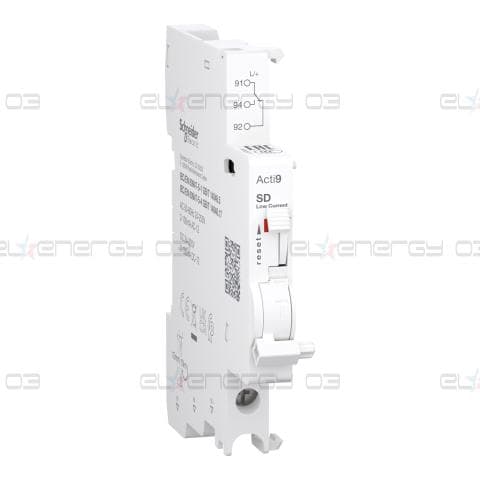 Спомагателен контакт, Acti9 A9N, SD, 1 C/O, 2mA - 100mA, 24VAC - 250VAC, 24VDC - 220VDC, долна връзка