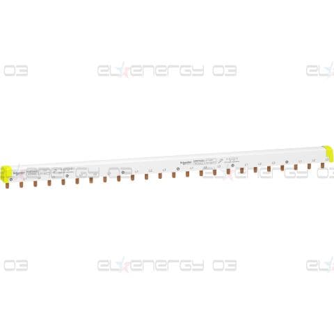Acti 9 - захранваща шина - 3L+N - 18 mm щифт - 24 модули - 100 A