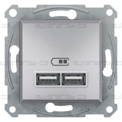 USB зарядно, 2.1А, алуминий