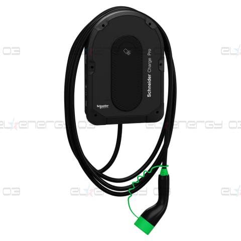 Зарядна станция за електромобили, Schneider Charge Pro, 1P-3P, 1xAtt. кабел, 7.4-11-22kW, 16-32A, с 4G модем
