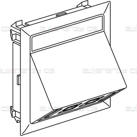 Инф.розетка RJ45, 2xActassi Cat.6 UTP, LEXCOM