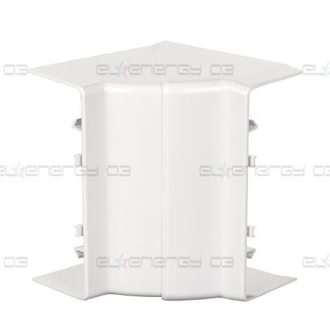 OptiLine 45 - ъгълова връзка - 140 x 55 mm - PC/ABS - полярно бяло