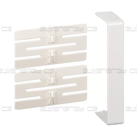 OptiLine 45 - свързващ капак - 140 x 55 mm - PC/ABS - полярно бяло