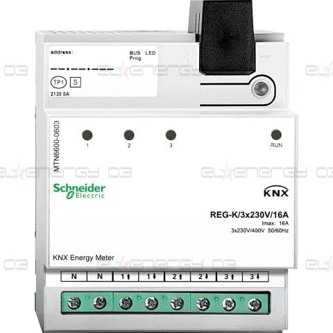 Merten KNX - Електромер - 3 x 230 V - 16 A