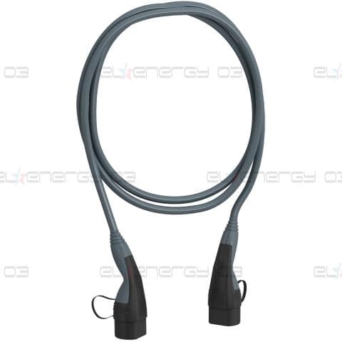 Кабел за зарядна станция EVlink 5m 32A 3-фазен T2-T2 IEC EV аксесоар