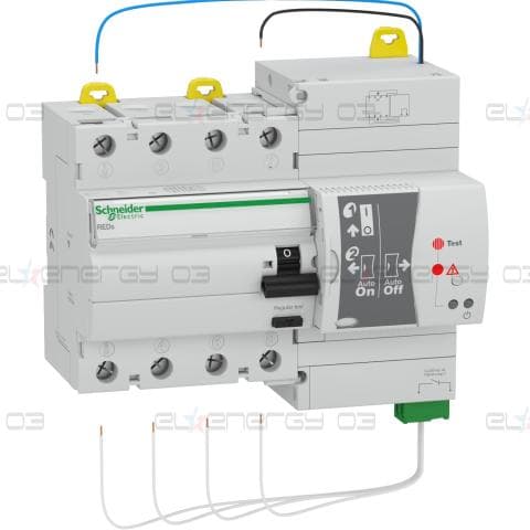 RCCB with re-closer - RED - 4 полюса - 40 A - class A - 30 mA