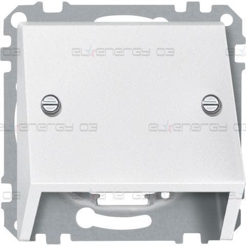 Inclined outlet, бял мат, System M