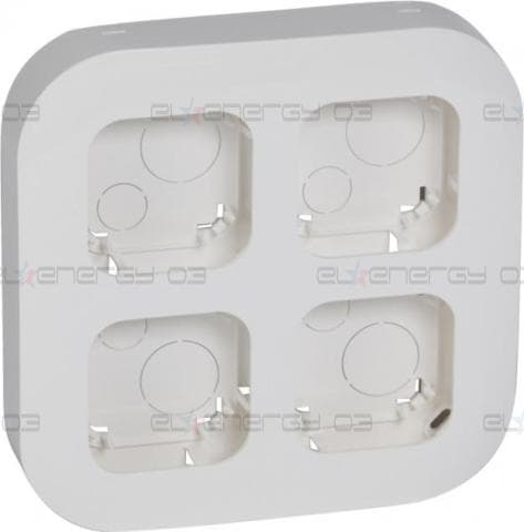 Конзола за 4 механизма Forix IP21 открит монтаж цвят Бял Forix Legrand