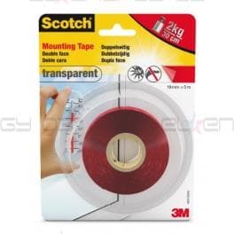 3М Scotch VHB прозрачна вътр. UV 1,5м/19мм