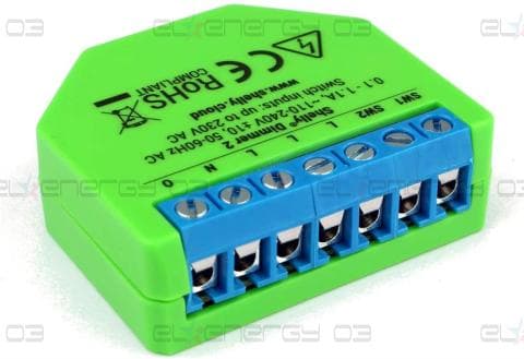 Микромодул Smart реле 1х димер 200W без неутрала Shelly Dimmer 2 – 262184
