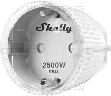 Адаптер Smart за контакт 1х Шуко 12A с мерител Shelly Plug S – 262061 /до изчерпване/