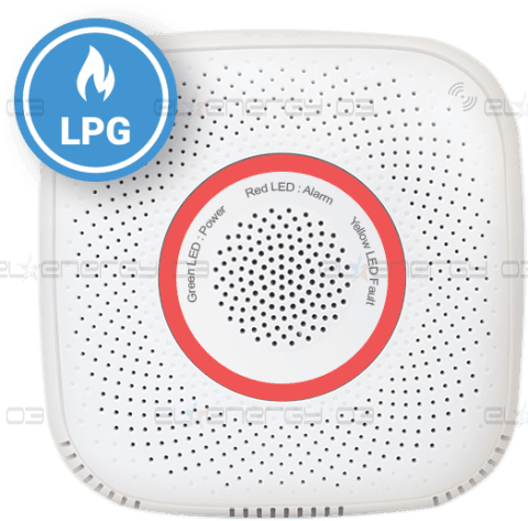 Датчик за газ LPG за контакт бял Shelly GAS – 262283