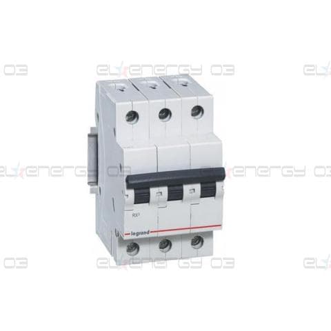 Автоматичен прекъсвач RX3 3P 63A крива С 6kA Legrand