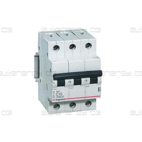 Автоматичен прекъсвач RX3 3P 40A крива С 6kA Legrand