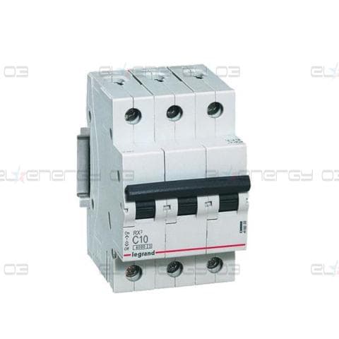 Автоматичен прекъсвач RX3 3P 25A крива С 6kA Legrand