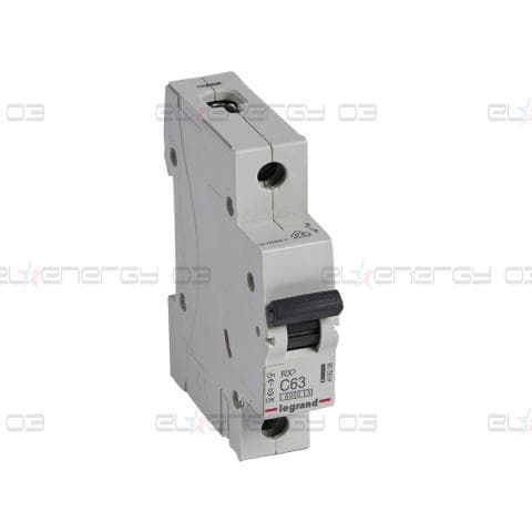 Автоматичен прекъсвач RX3 1P 63A крива С 6kA Legrand