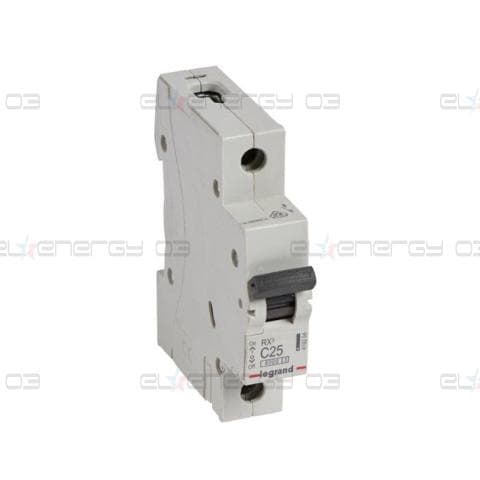 Автоматичен прекъсвач RX3 1P 25A крива С 6kA Legrand