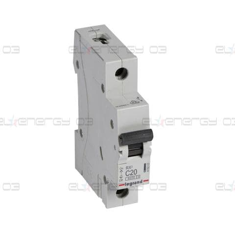 Автоматичен прекъсвач RX3 1P 20A крива С 6kA Legrand