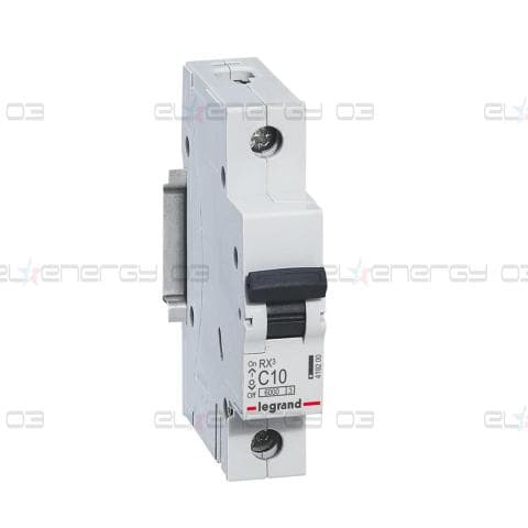 Автоматичен прекъсвач RX3 1P 10A крива С 6kA Legrand