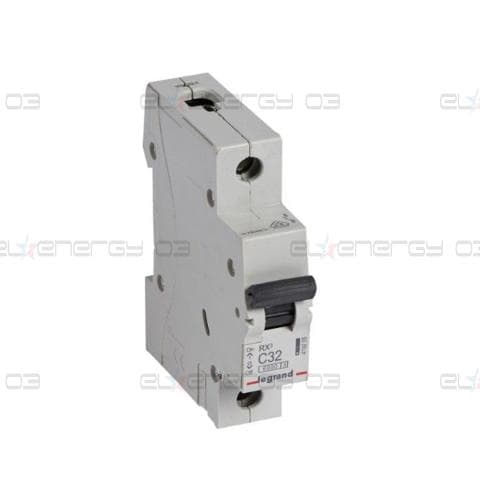 Автоматичен прекъсвач RX3 1P 32A крива С 6kA Legrand