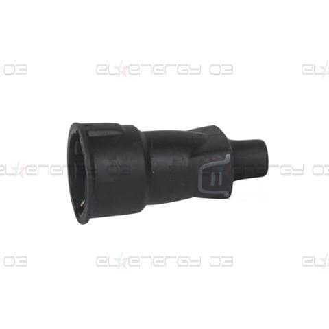 Куплунг черен 2P+Т 16A ІР44 250V гумиран Legrand /10бр/