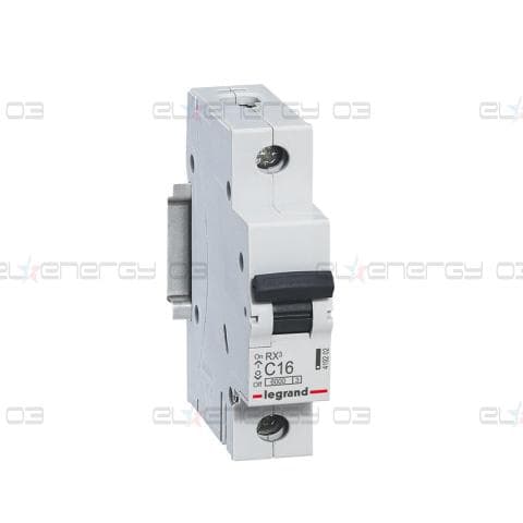 Автоматичен прекъсвач RX3 1P 16A крива С 6kA Legrand