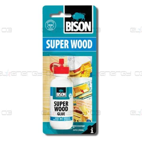 Супер лепило за дърво D3, Блистер – 75g, Bison