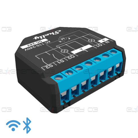 Микромодул Smart реле 2х On/Off или щори 10A изисква неутрала Shelly Plus 2PM – 265031