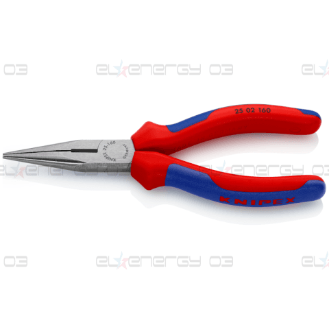Клещи резачки с остър връх, синьо-червена ръкохватка 160мм, Knipex