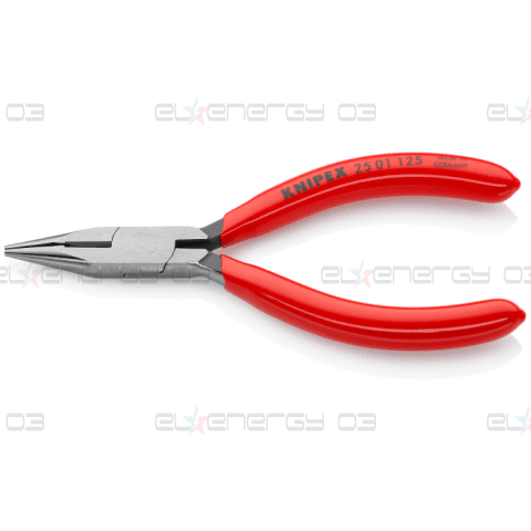 Клещи резачки с остър връх, червена ръкохватка 125мм, Knipex