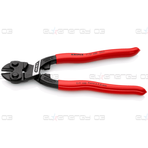 Клещи болторези CoBolt, червена ръкохватка 200мм, Knipex
