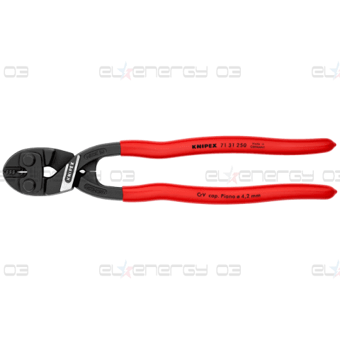 Клещи болторези CoBolt с водещ ръб, червена ръкохватка 250мм, Knipex
