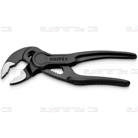 Клещи раздвижени Cobra, черна ръкохватка 100мм, Knipex
