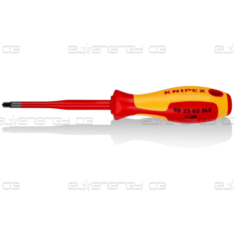 Отвертка PZ/S 2, VDE 1000V жълто-червена ръкохватка 212мм, Knipex
