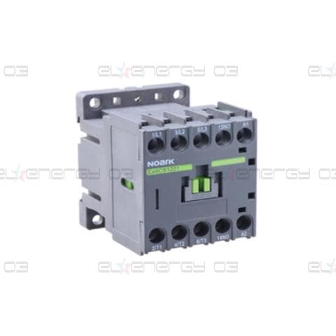 Миниатюрен контактор, 3-полюсни, 9A AC-3, 230 V AC, 1 NO вграден помощен контакт