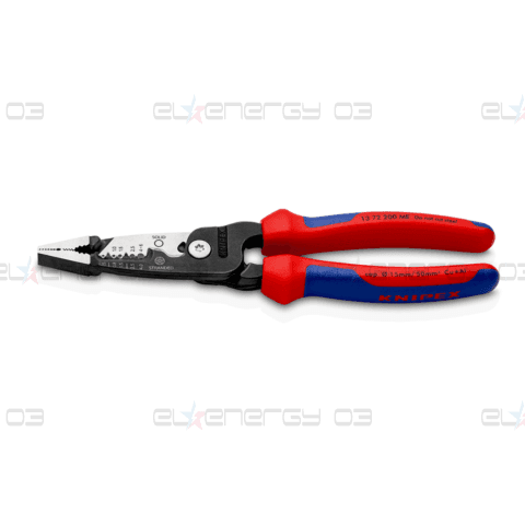 Клещи инсталаторски 5-в-1, синьо-червена ръкохватка 200мм, Knipex