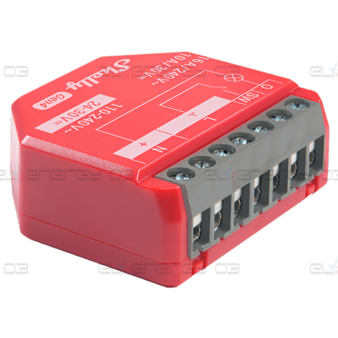 Микромодул Smart реле 1х On/Off 16A с мерител изисква неутрала Shelly 1PM Gen4 – 070717