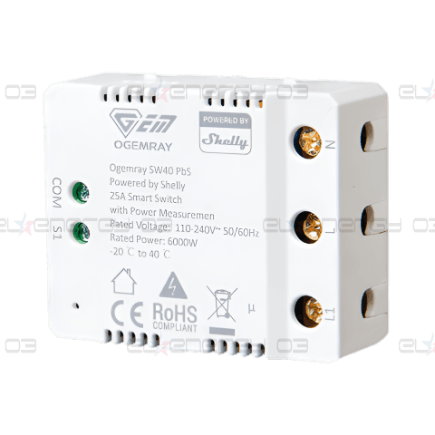 Микромодул Smart реле 1х On/Off 25A изисква неутрала Ogemray Relay – 070885