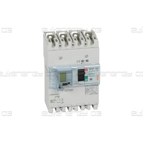 Автомат DPX3 160 TM 4P 160A 25кA регулируем (In x 0.8…1) с ДТЗ Legrand