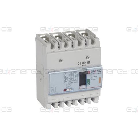 Автомат DPX3 160 TM 4P 80А 25кА регулируем (In x 0.8…1) Legrand