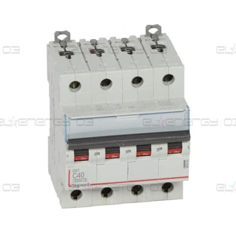 Автоматичен прекъсвач DX3 4P 40A крива С 6kA Legrand