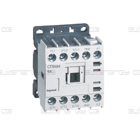 Контактор CTX3 mini 3P 4kW (9A AC-3) 1NO 230V 50/60Hz Legrand