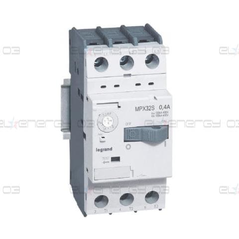 Моторна защита MPX3-32S 0.09kW TM 0.25-0.4A 100kA Legrand